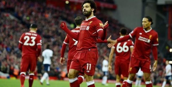Salah double can't help Liverpool win as Kane sets record with Spurs