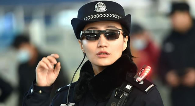 CHINA: Police now wearing AI glasses that recognise faces to help catch criminal suspects