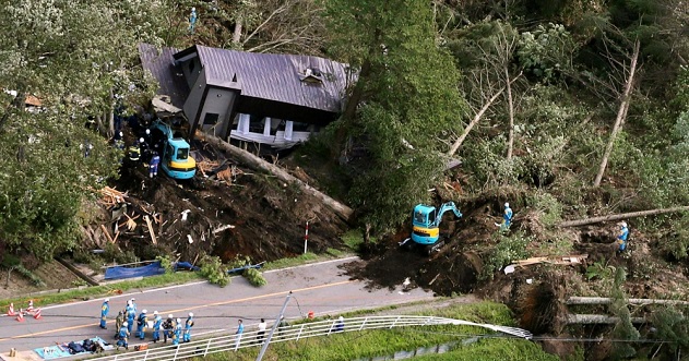 2 feared dead, dozens missing as powerful earthquake triggers landslides in Japan