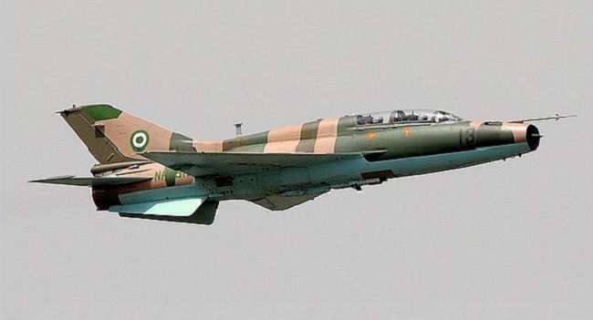 Nigerian Airforce pounds hideout of armed bandits in Zamfara
