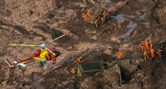 Death toll from Brazil dam collapse rises to 34, over 300 people declared missing
