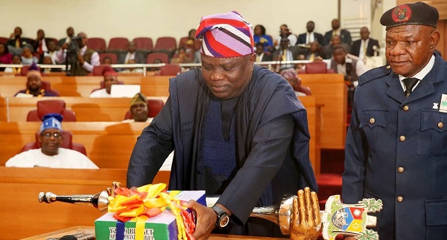 Finally, Ambode presents N852bn budget to Assembly
