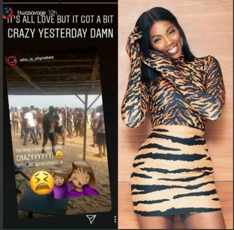 Tiwa Savage escapes mob attack hours after N200m suit by Danny Young