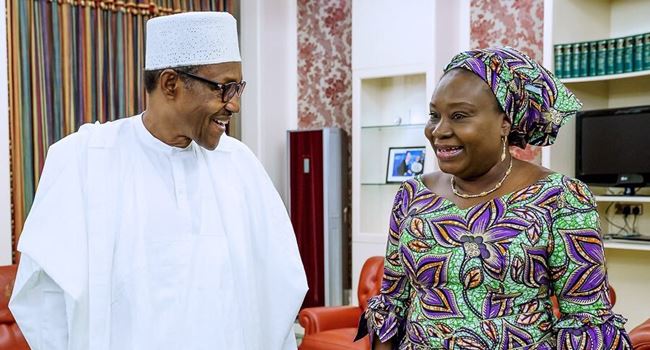 Acting HCSF, Yemi-Esan holds first meeting with Buhari after appointment