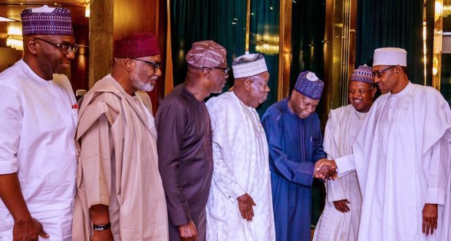 Buhari in meeting with APC governors