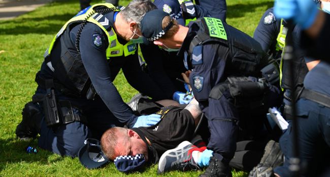 COVID-19: Australian police arrests many at anti-lockdown rallies