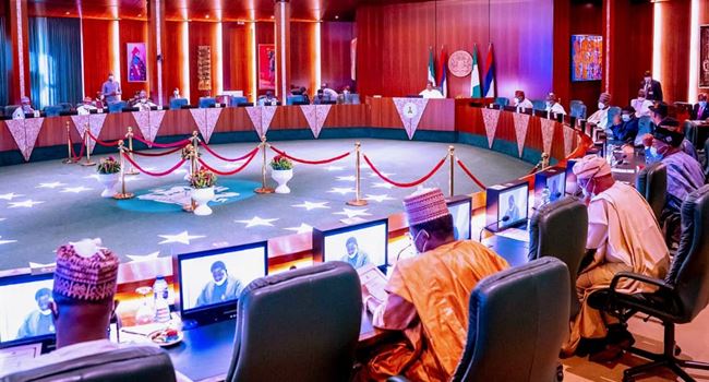 Buhari in closed-door meeting with 36 governors in Aso Rock