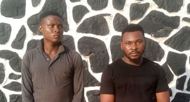 Police arrests two men for allegedly gang-r*ping 19-year-old girl in Ogun