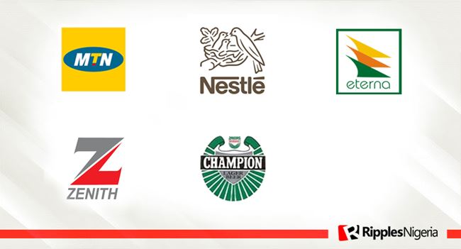 MTN Nigeria, Nestle, Eterna oil, Zenith Bank, Champion Brew make Ripples Nigeria stocks-to-watch list