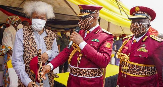 Ogun launches Amotekun, decorates Soyinka as super marshal