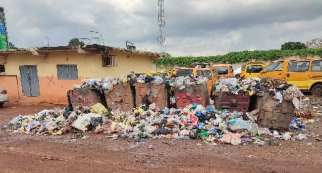 Heaps of waste at Ebelane