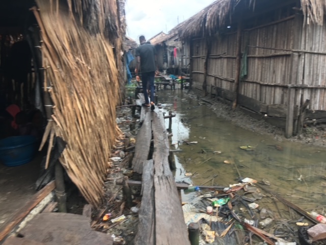 This path leads to the primary health center in Ilepete and Odu-Oretan in Ilaje. Photo Credit: Adesola Ikulajolu - 11/06/2022