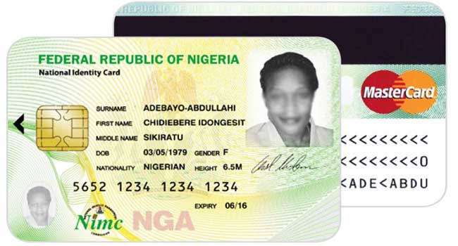 Nigerians to pay for new national ID card amid govt revenue constraints